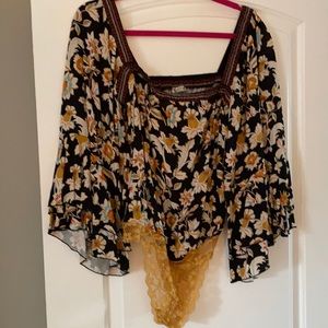 NWT free people femme bodysuit